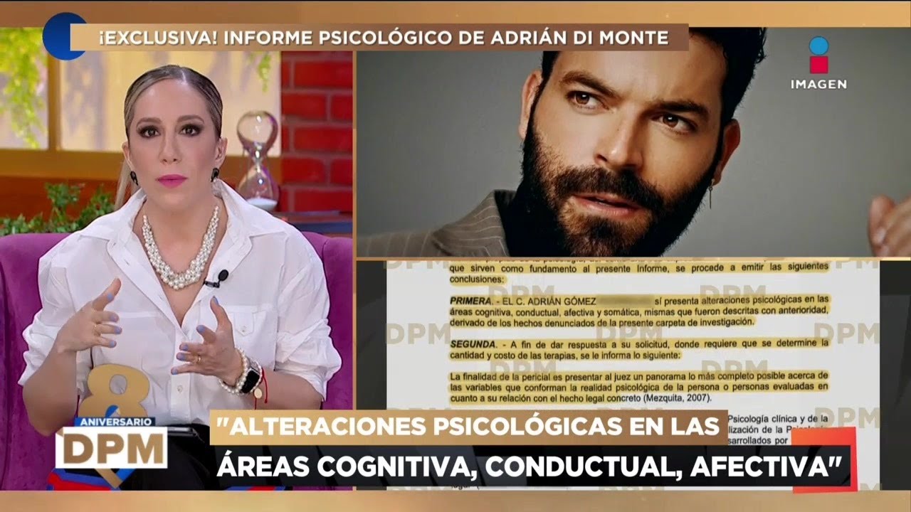 EXCLUSIVA: Informe PSICOL&Oacute;GICO de Adri&aacute;n Di Monte mostrar&iacute;a ALTERACIONES | De Primera Mano