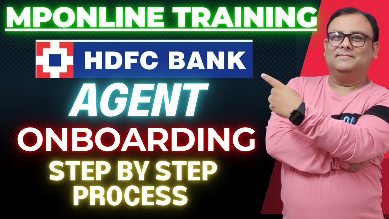 How to Onboard MPOnline Kiosk as an HDFC Bank Agent | Complete Agent Onboarding Process