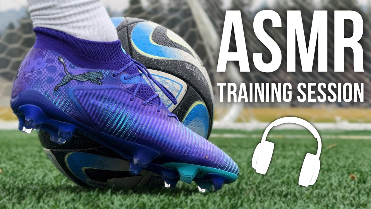ASMR Training For Soccer / Football In Puma Future 8 