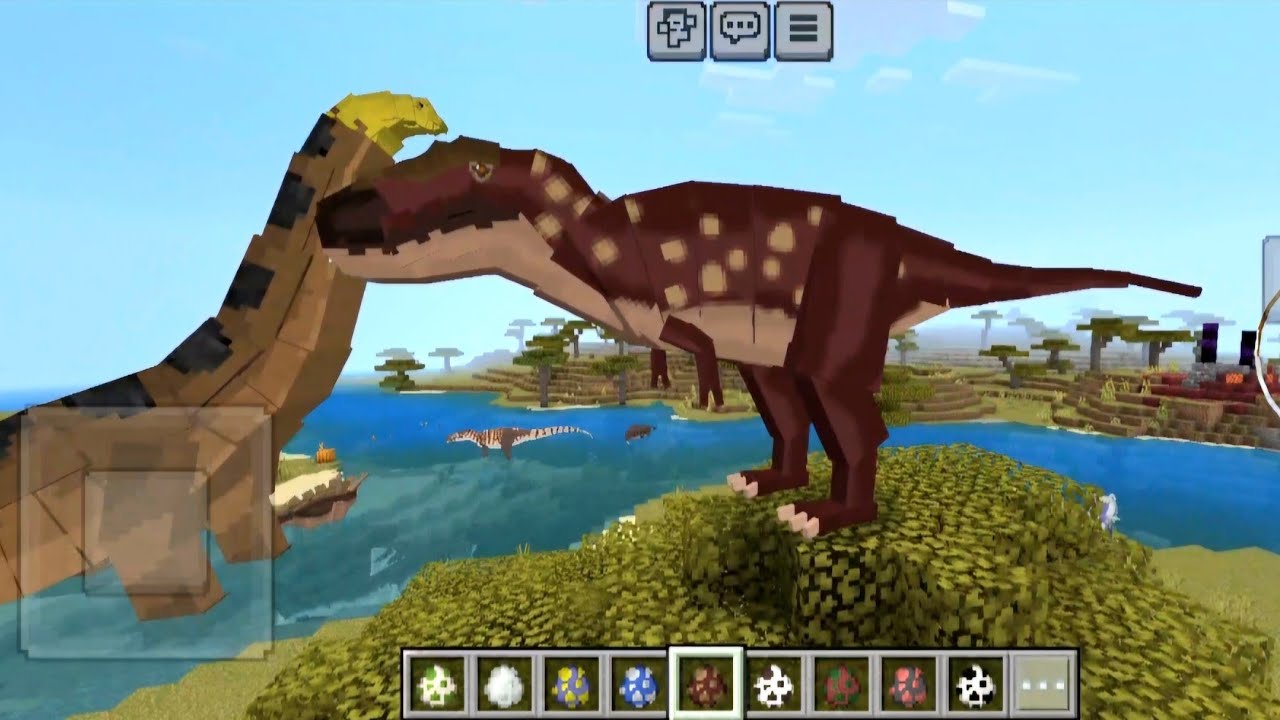 Exploring Prehistoric World Diversity Mod Minecraft PE Addon [Dinasours]