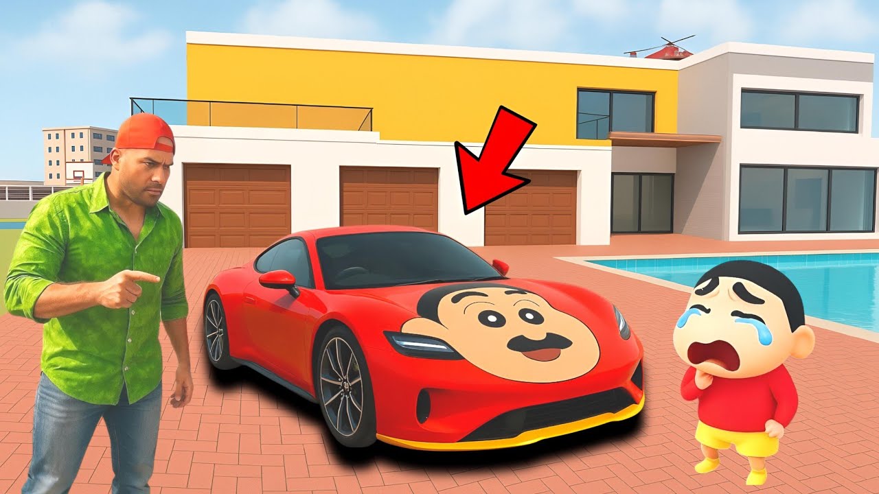 🎯 Jack & Shinchan Purchase Motu Patlu Car 💥😱 Indian Theft Auto Simulator 🔥🤩 