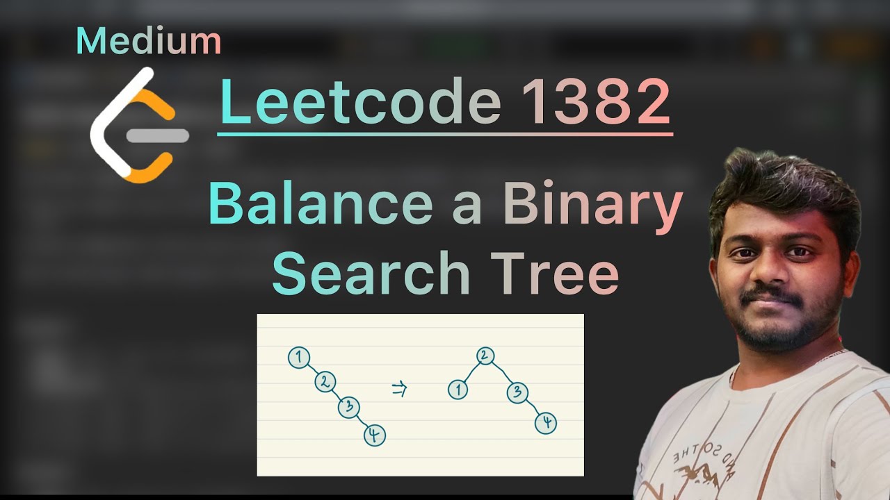 Leetcode 1382 Balance a Binary Search Tree