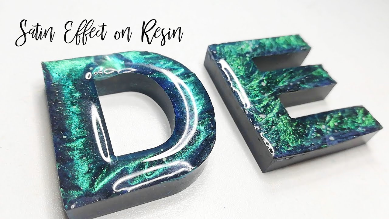 Satin Effect on Resin Letters | Resin Crafts 101 | Resin Art | Resin Tutorials | How to Resin?