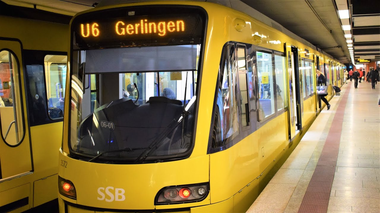 SSB-U-Bahn-Spotting am Hauptbahnhof (Arnulf-Klett-Platz), Stuttgart