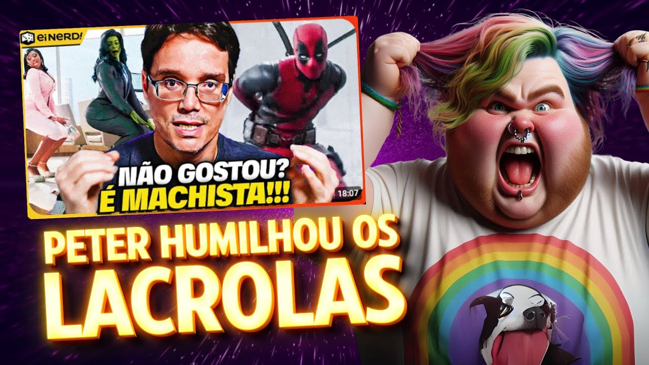 PETER JORDAN HUMILHA OS LACROLAS - DEADPOOL E WOLVERINE VS SHE HULK