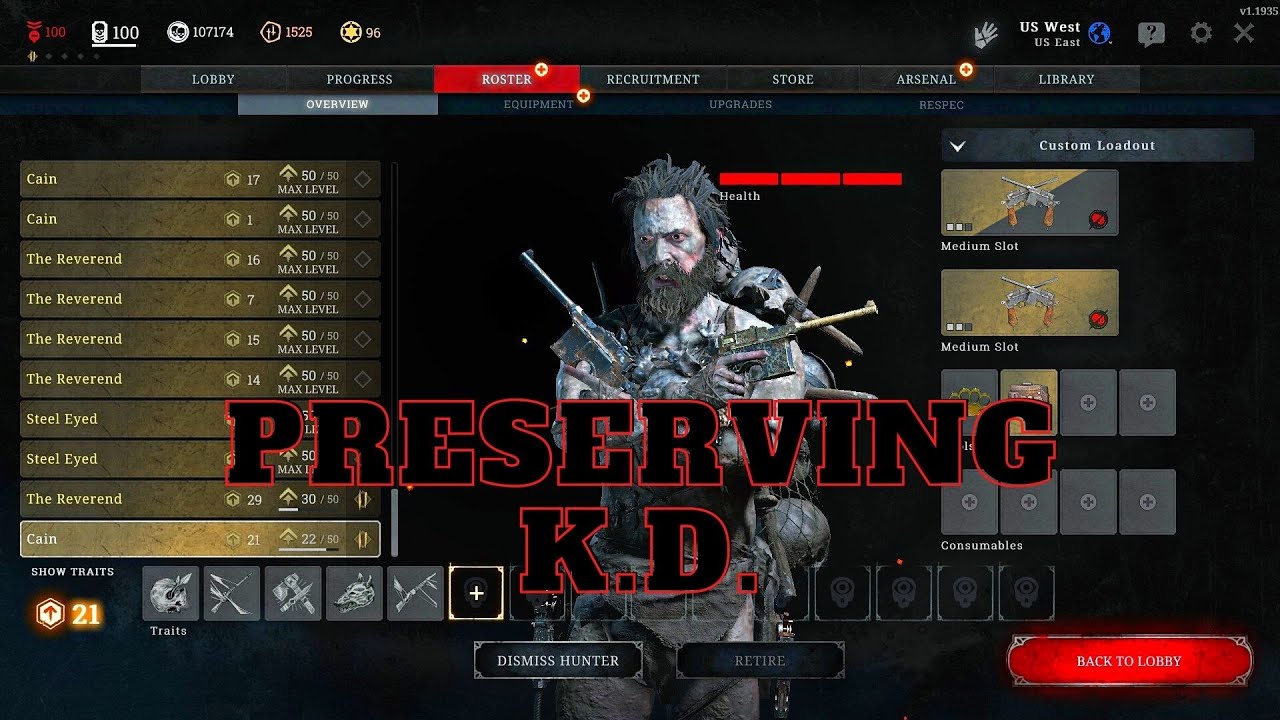 Preserving K.D. - Hunt:Showdown