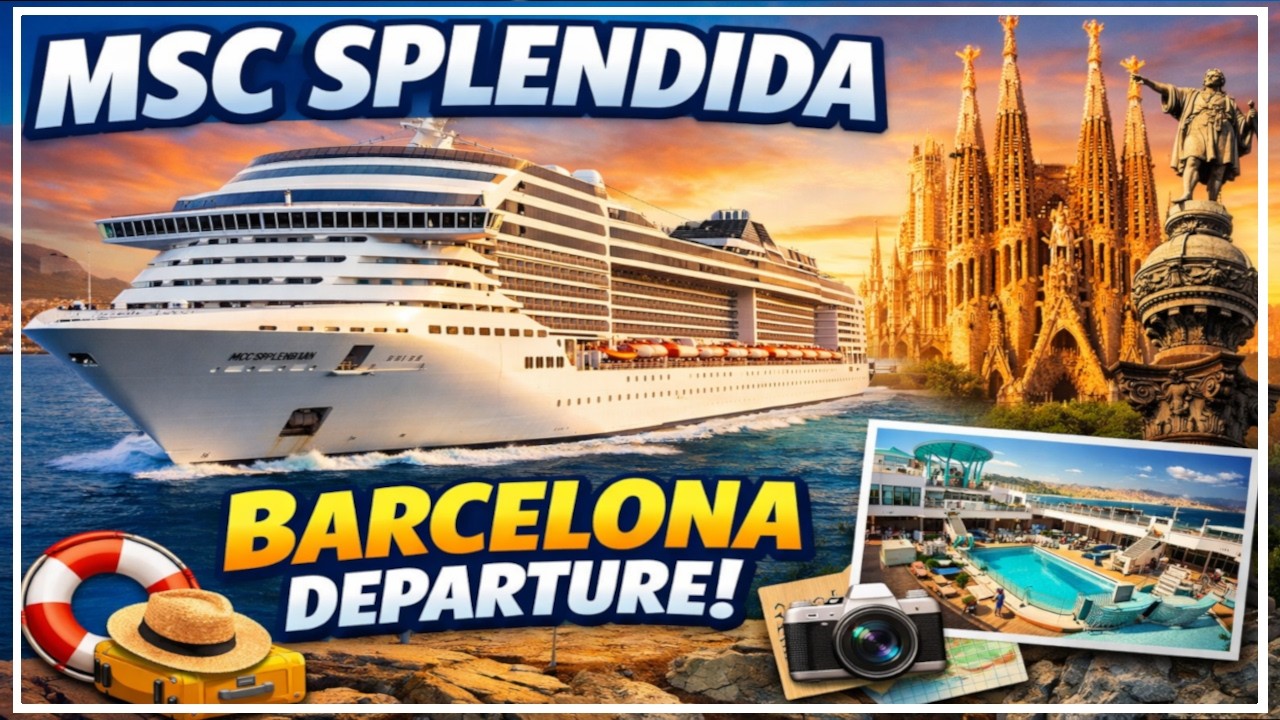 Wyjazd z MSC Splendida Barcelona | Wskaz&oacute;wki dotyczące rejsu i wycieczka statkiem