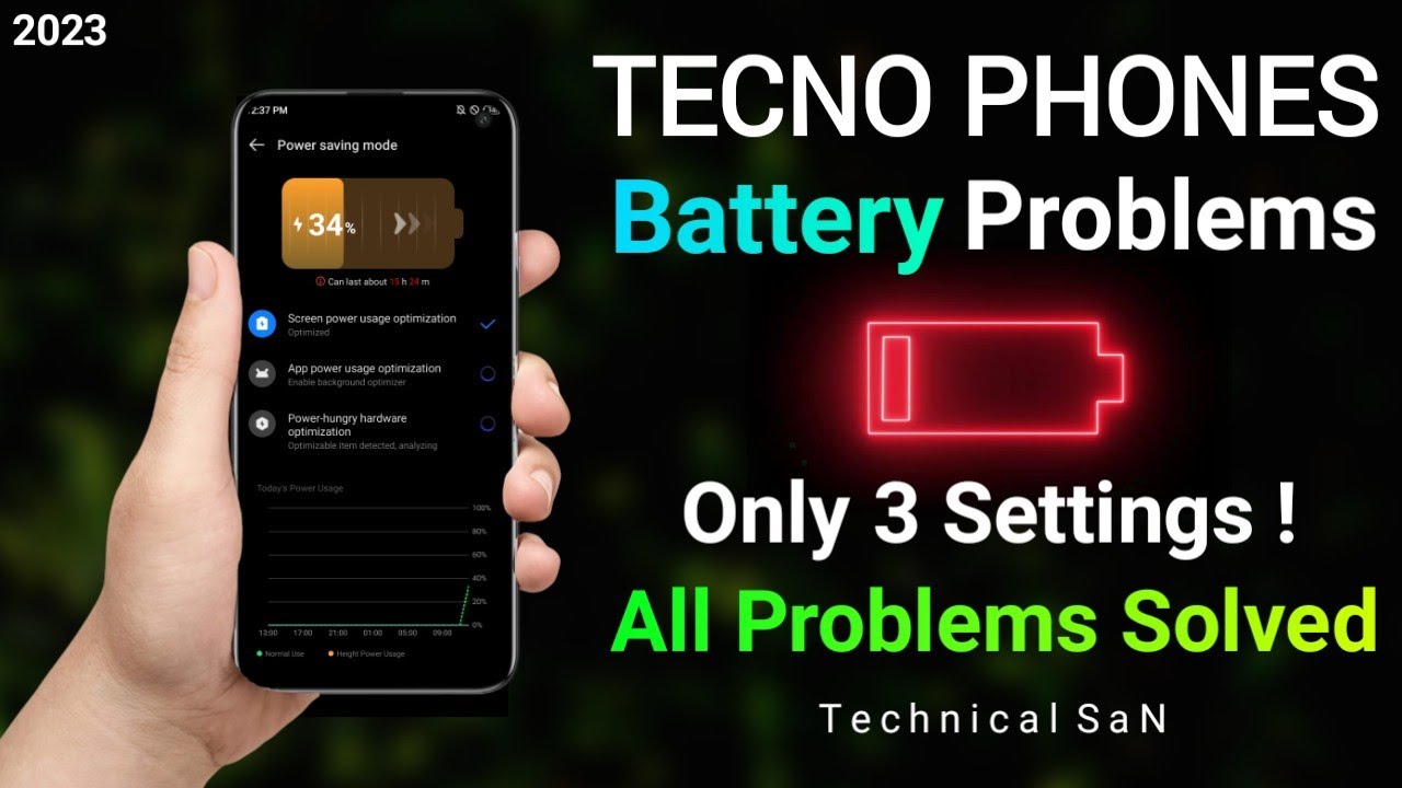 Tecno Battery Problems | Tecno Battery Drain Problem | Finally Fixed✓ | Apply only 3 settings | 2023