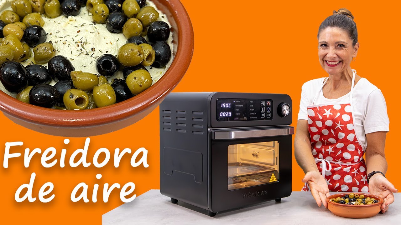 ¡DIP DE QUESO FETA CON ACEITUNAS QUE ENAMORA!🧀 / Crema irresistible para dipear en Air Fryer
