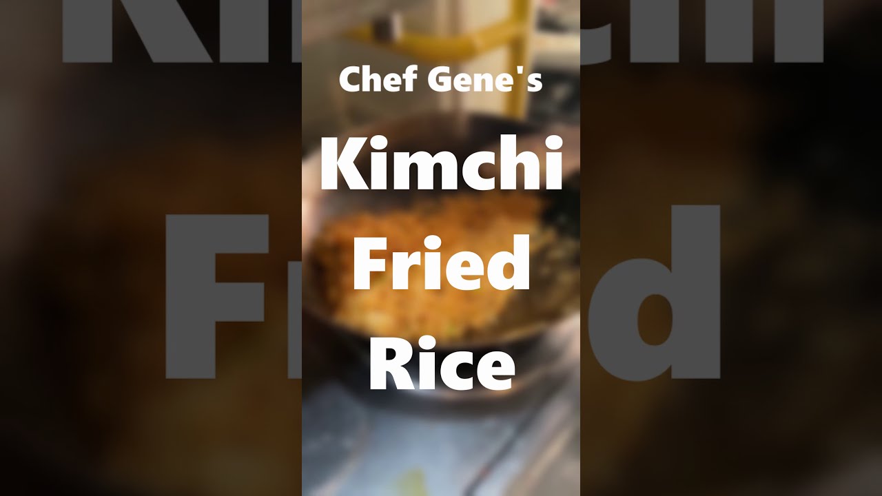 Chef Gene's Kitchen VLOG: Kimchi Fried Rice (with English Subtitles) | Gene Gonzalez