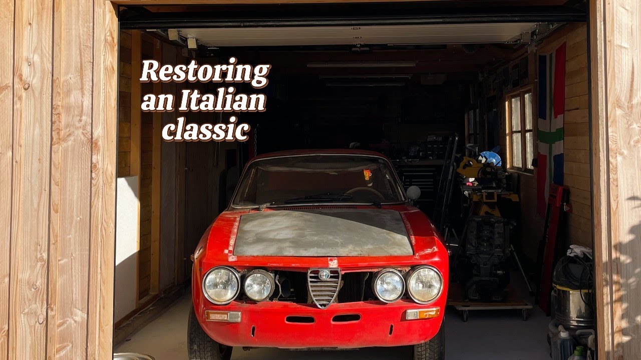 Restoring an Abandoned Alfa Romeo GTV 1750: Bringing a Classic Back to Life Episode 1