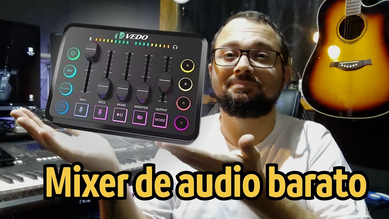 Mixer de Áudio Barato 