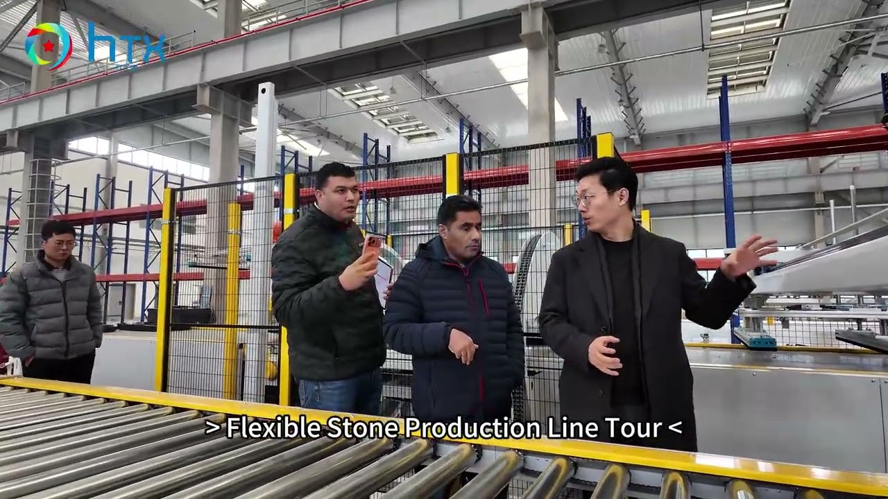 Flexible Stone Production Line Tour of Saudil Customers