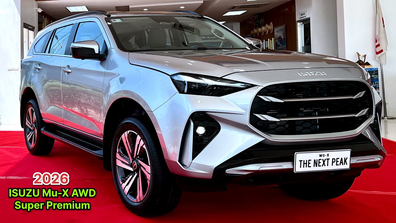 New Arrival! 2026 ISUZU MU-X Super Premium - New Performance Exterior and Interior
