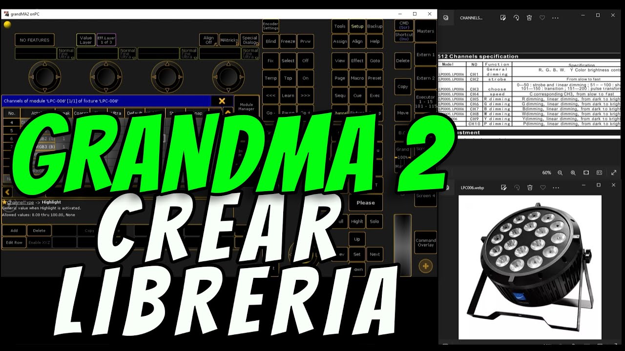 GRANDMA2 CREAR LIBRERIA