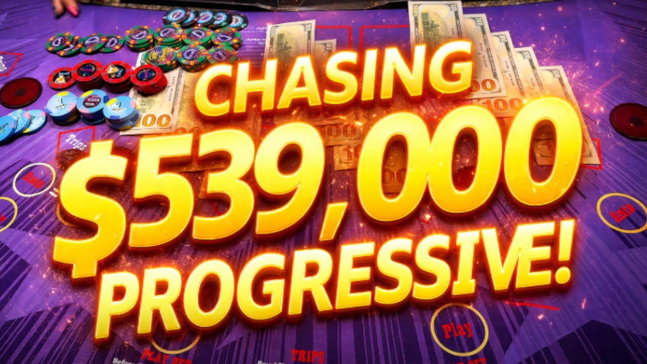 LET’S GET THE $539,000 PROGRESSIVE! ☘️☘️ ULTIMATE TEXAS HOLD 'EM in LAS VEGAS!