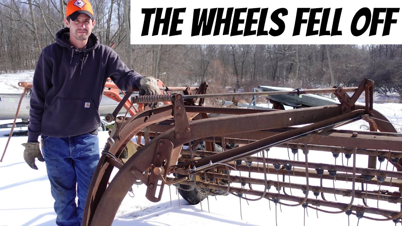 I bought A New Holland 56 Rake And The Wheels Fell Off...