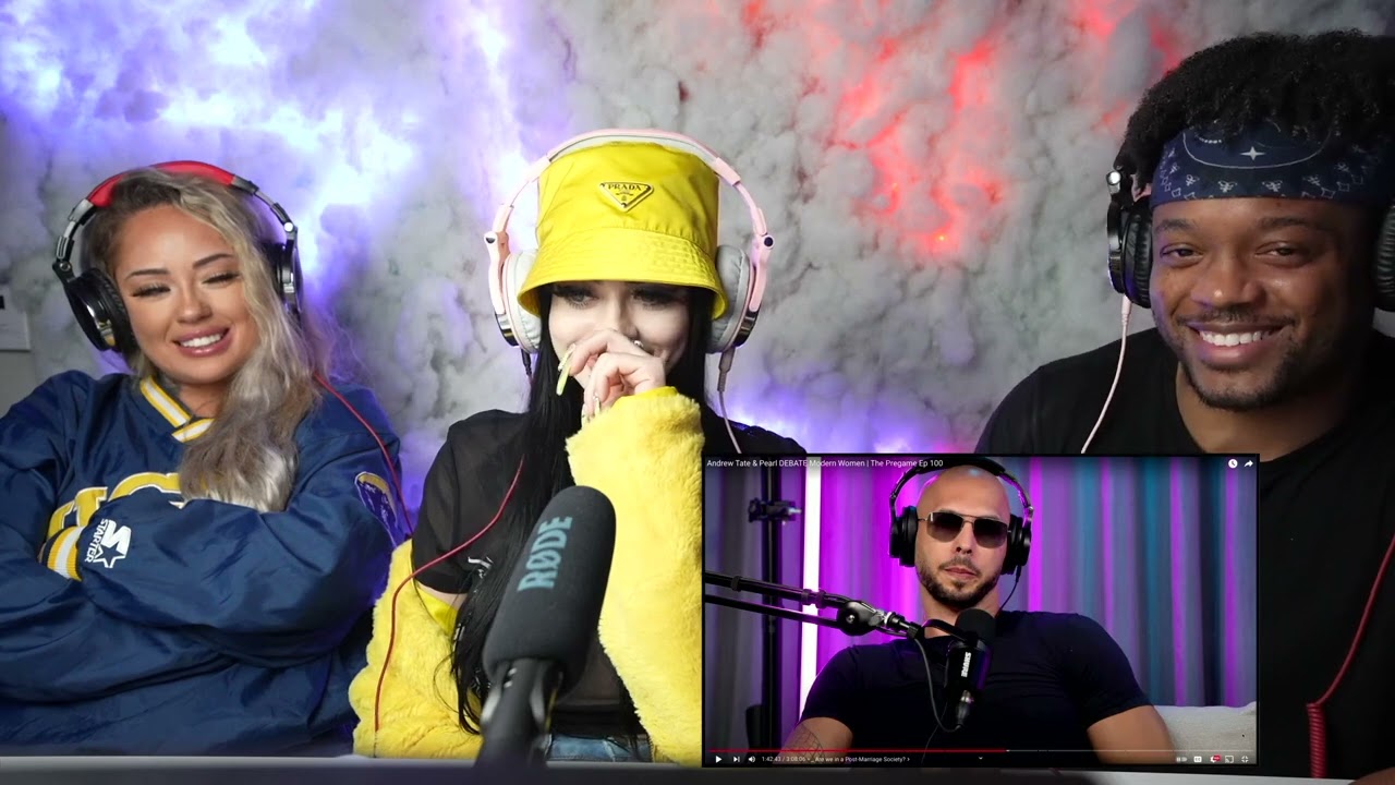 Feminists vs MGTOW During Andrew Tate Reaction