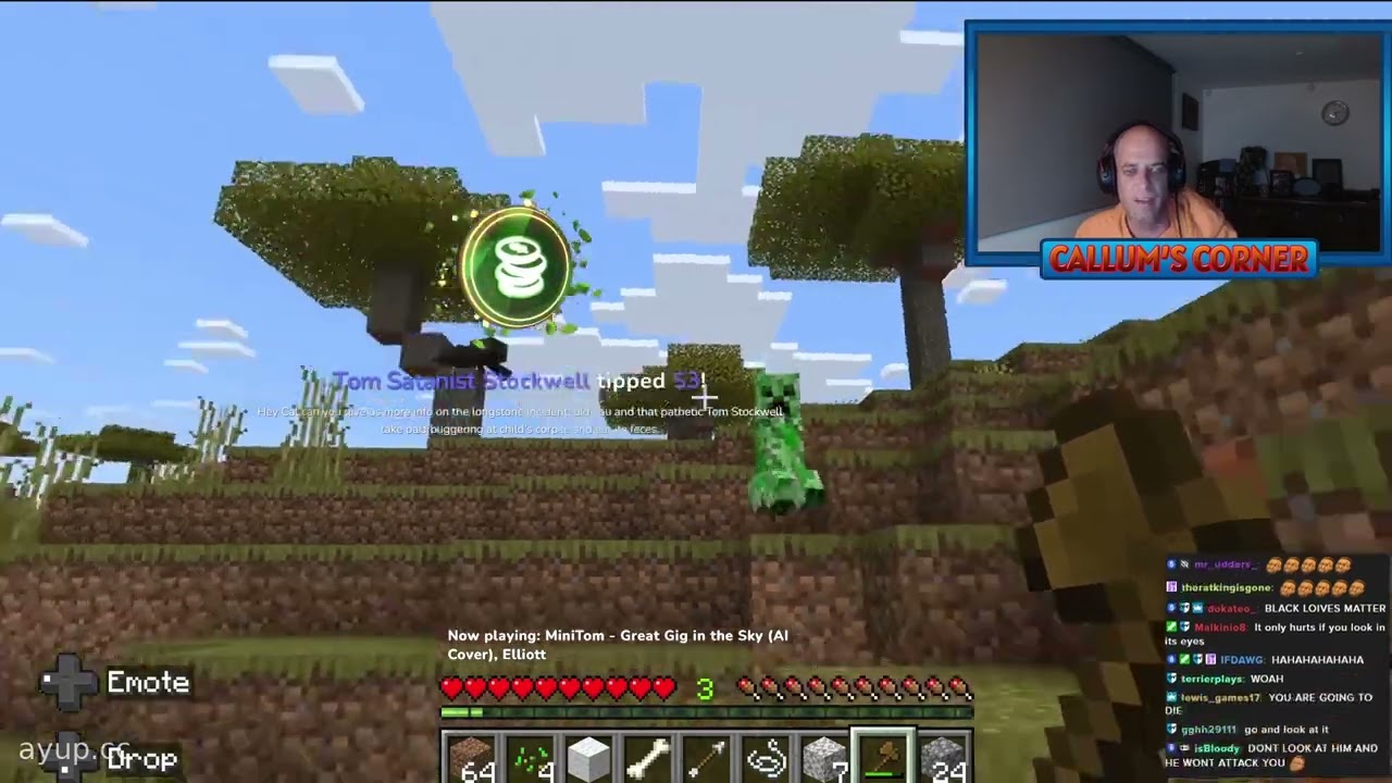 Malenia Madness Disrupts Minecraft - Callums Corner Stream 16/04/24