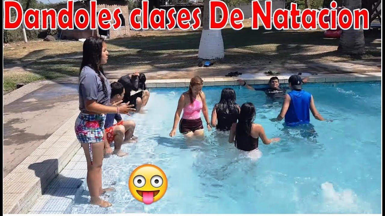 -Dándole Clases De Natación A Las Chicas🏊‍♀️Joselin Es La Instructora-Atlantis-P7