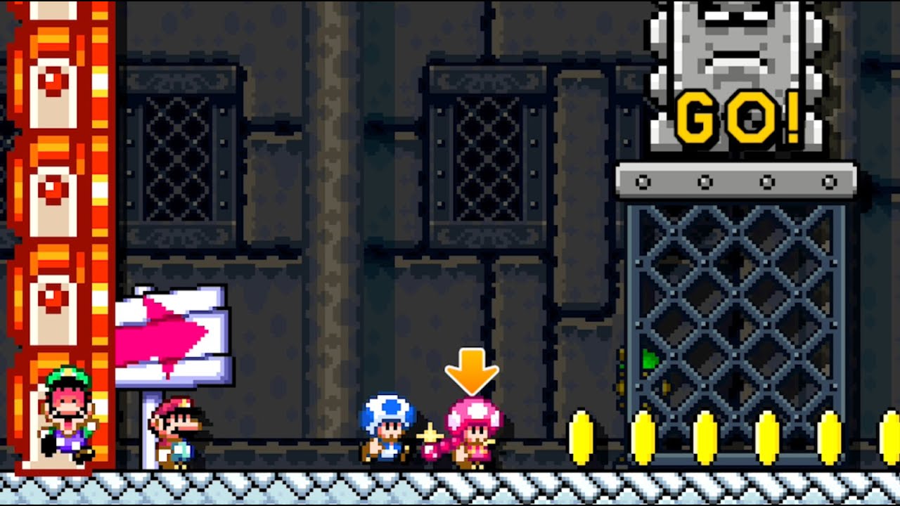 Super Mario Maker 2 - Multiplayer versus gameplay 62