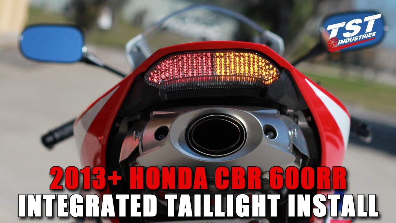 How to : Honda CBR 600RR 2013-2019 Integrated Taillight & Relay Installation