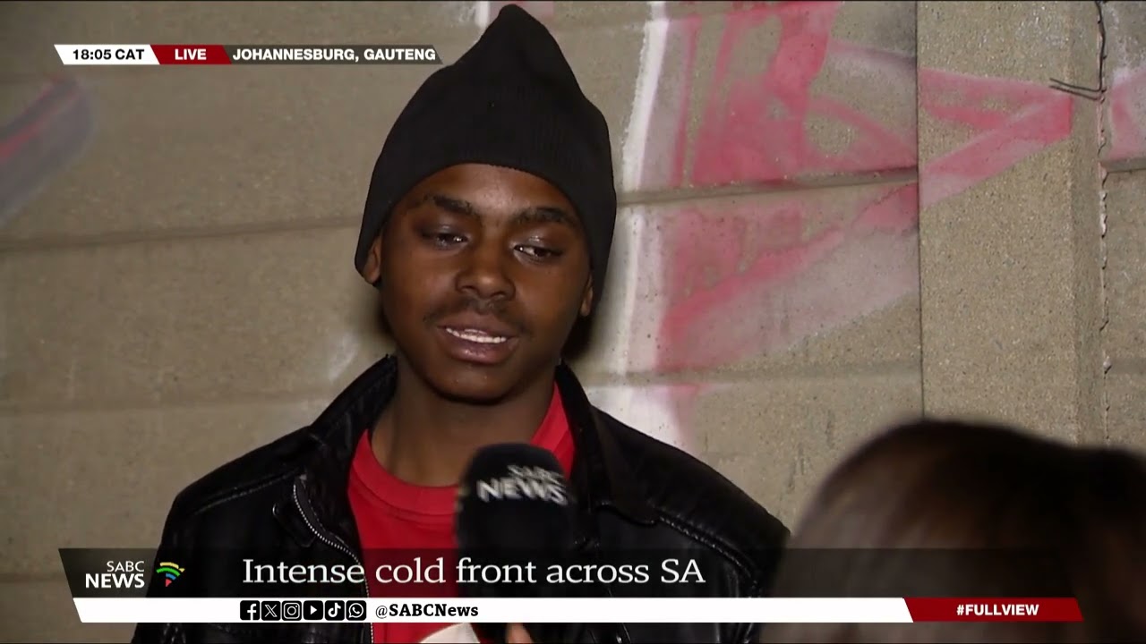 Cold weather update from Johannesburg CBD: Mbalenhle Mthethwa