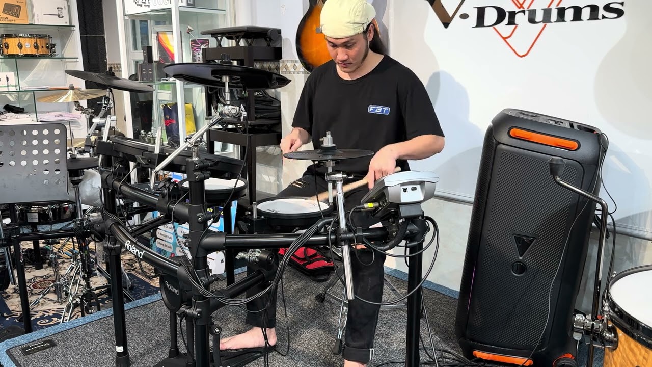 Roland td-15 set trống giao qu&yacute; kh&aacute;ch TP kontum - demo sound tiếng gửi đến qu&yacute; kh&aacute;ch