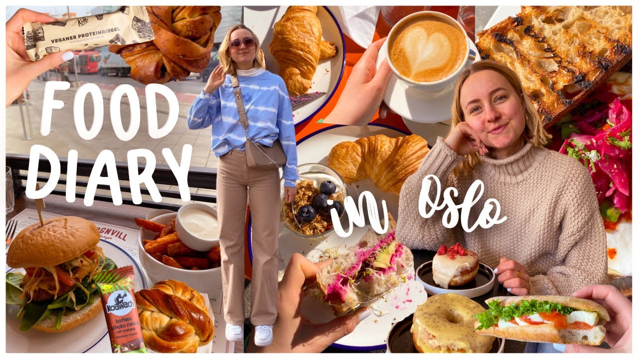 WHAT I EAT IN A WEEK in Oslo FOOD DIARY //Testing Restaurants & Cafés, Zimtschnecken, Burger, Brunch