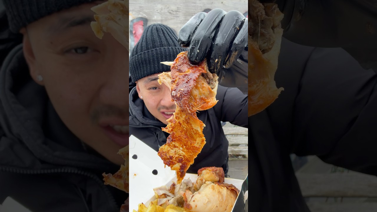 Grilled Chicken In Germany 🐔🇩🇪 #h&auml;hnchen #chicken #germany #deutschland #shorts