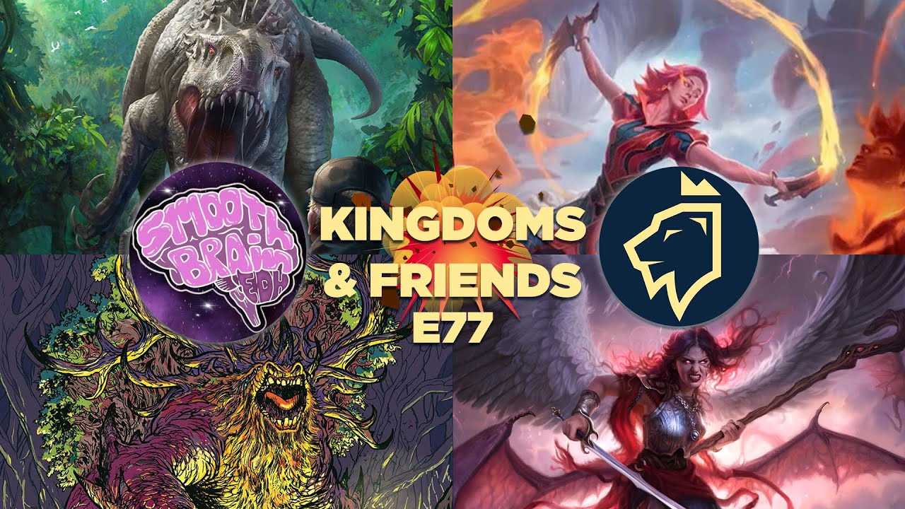 Indominus Rex vs Rionya vs Kaalia vs Brokkos | KingdomsTV Commander Gameplay @SmoothBrainEDH K&F 77