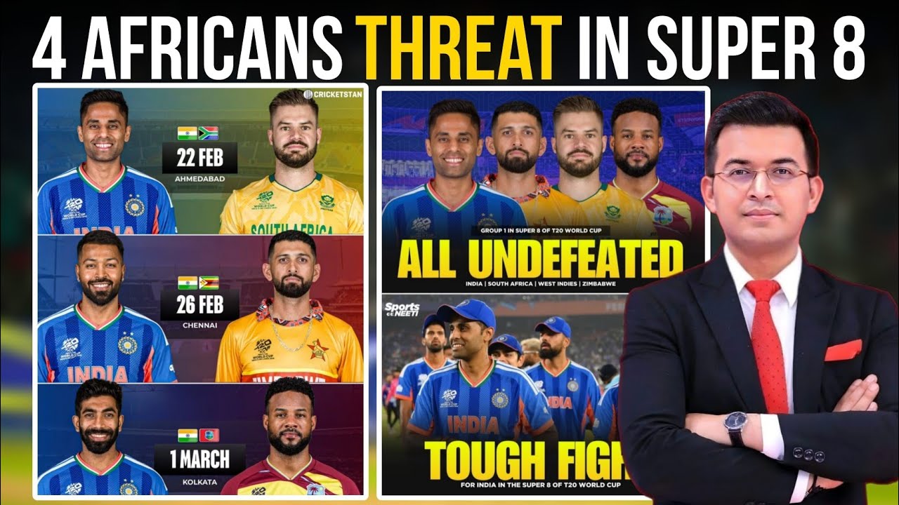 4 Africans players danger for India in super 8  | India vs south Africa super 8 
