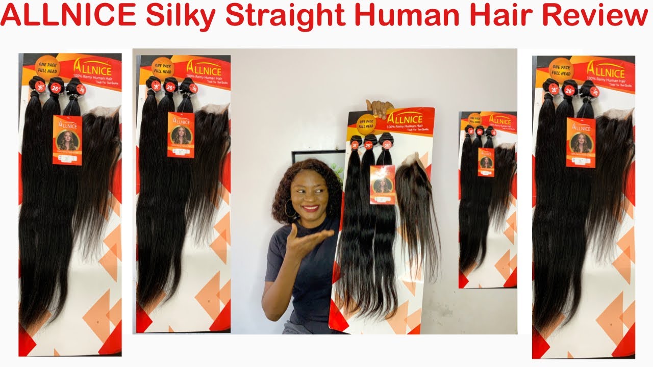 Silky Straight Packet Human Hair Review| Allnice Silky Straight Packet Human Hair Review