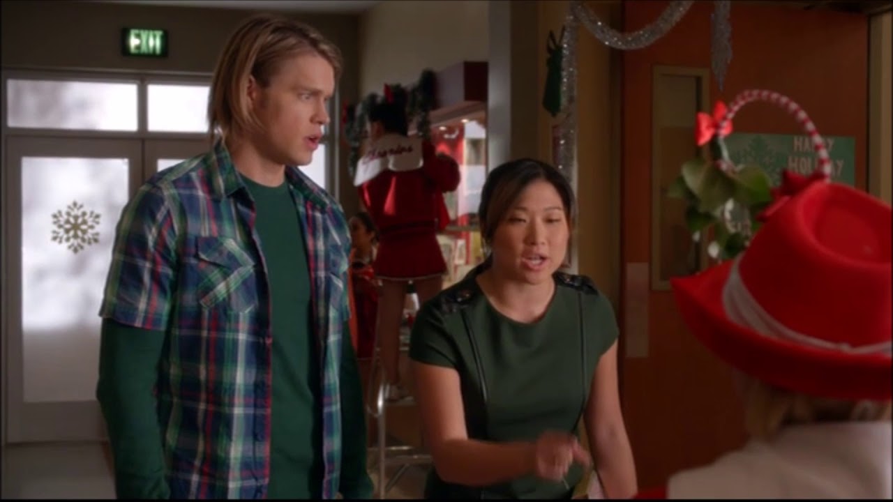 Glee - Becky Asks Tina and Sam To French Kiss Her 5x08