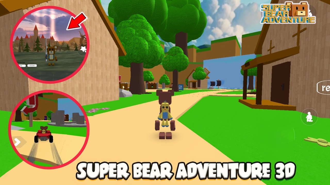 Super Bear Adventure 3D Banyak Tempat Rahasia