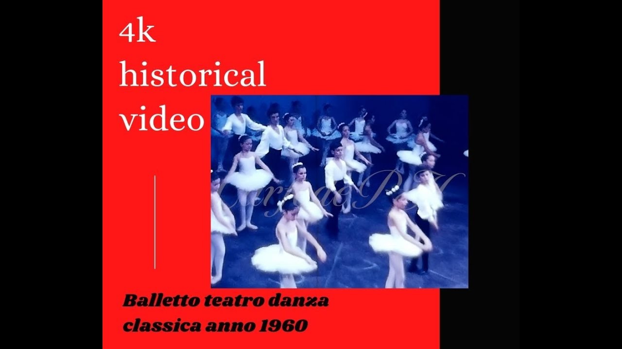 balletto danza classica al teatro anno 1960