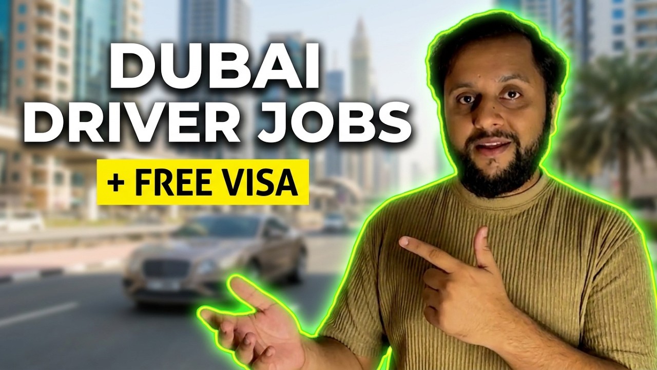 Driver Jobs in Dubai | Free Visa | Apply Now