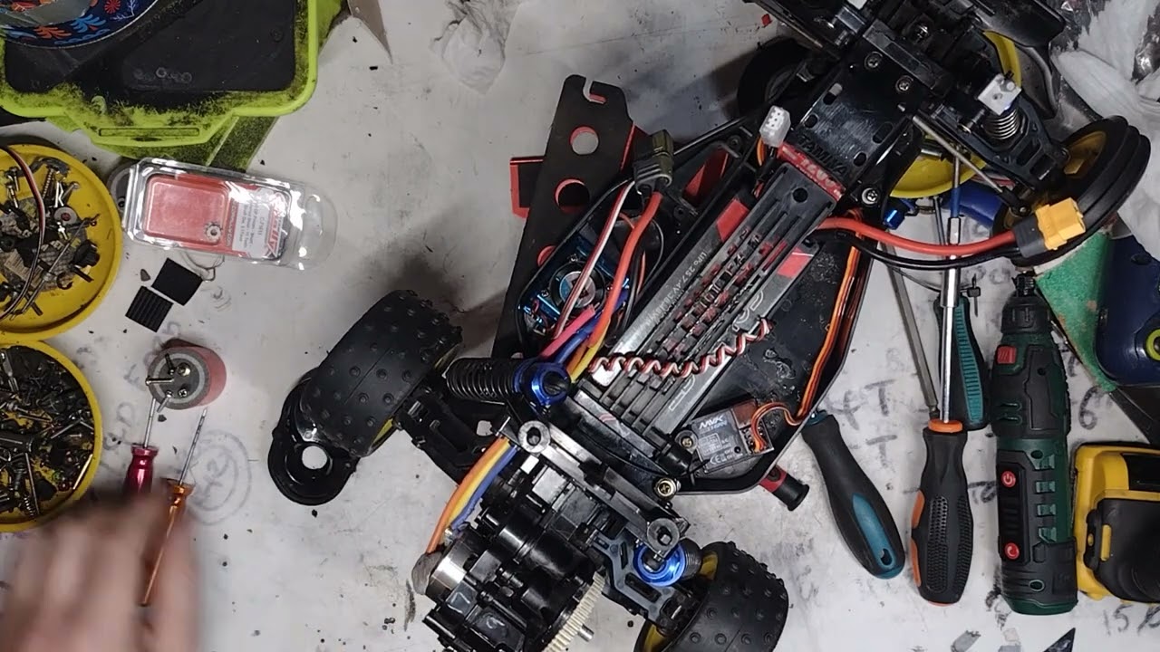 tamiya holiday buggy esc and brushless  motor swap dt02