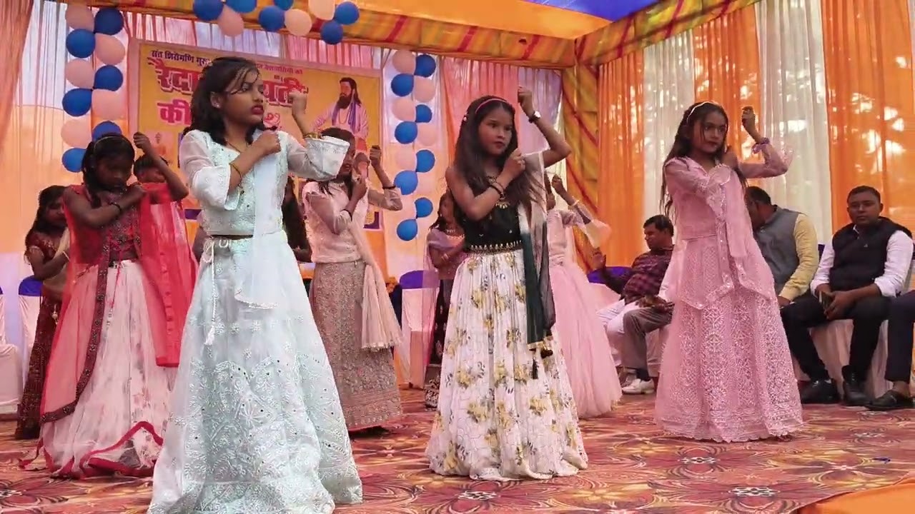 इन छोटी सी बच्चीयों का डांसस जरूर देखें 🙏🙏 रैदास जयंती के सुभ अवसर पर खतरनाक और जबरदस्त डांस कि है👀👀