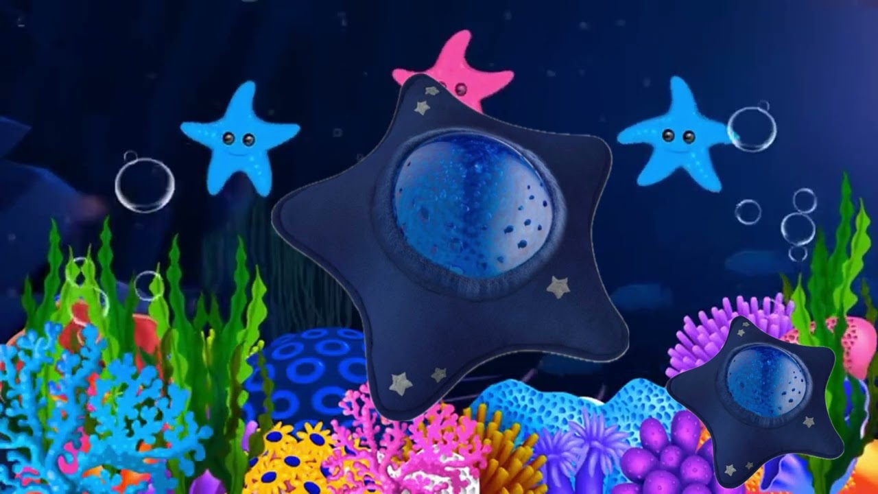 PABOBO Aqua Calm Ocean music veilleuse b&eacute;b&eacute; / night light [ 4 Hours ]