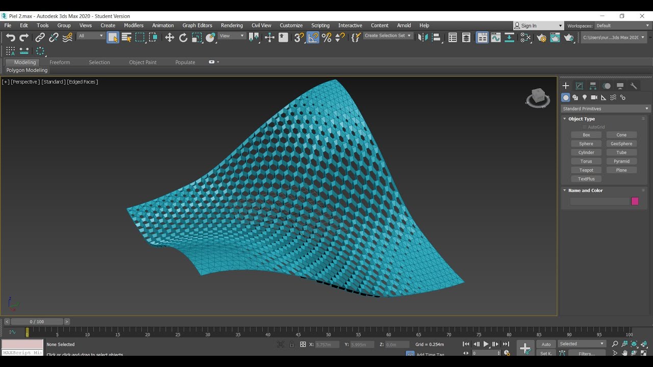 3d Max - Modificadores de forma y Piel paramétrica