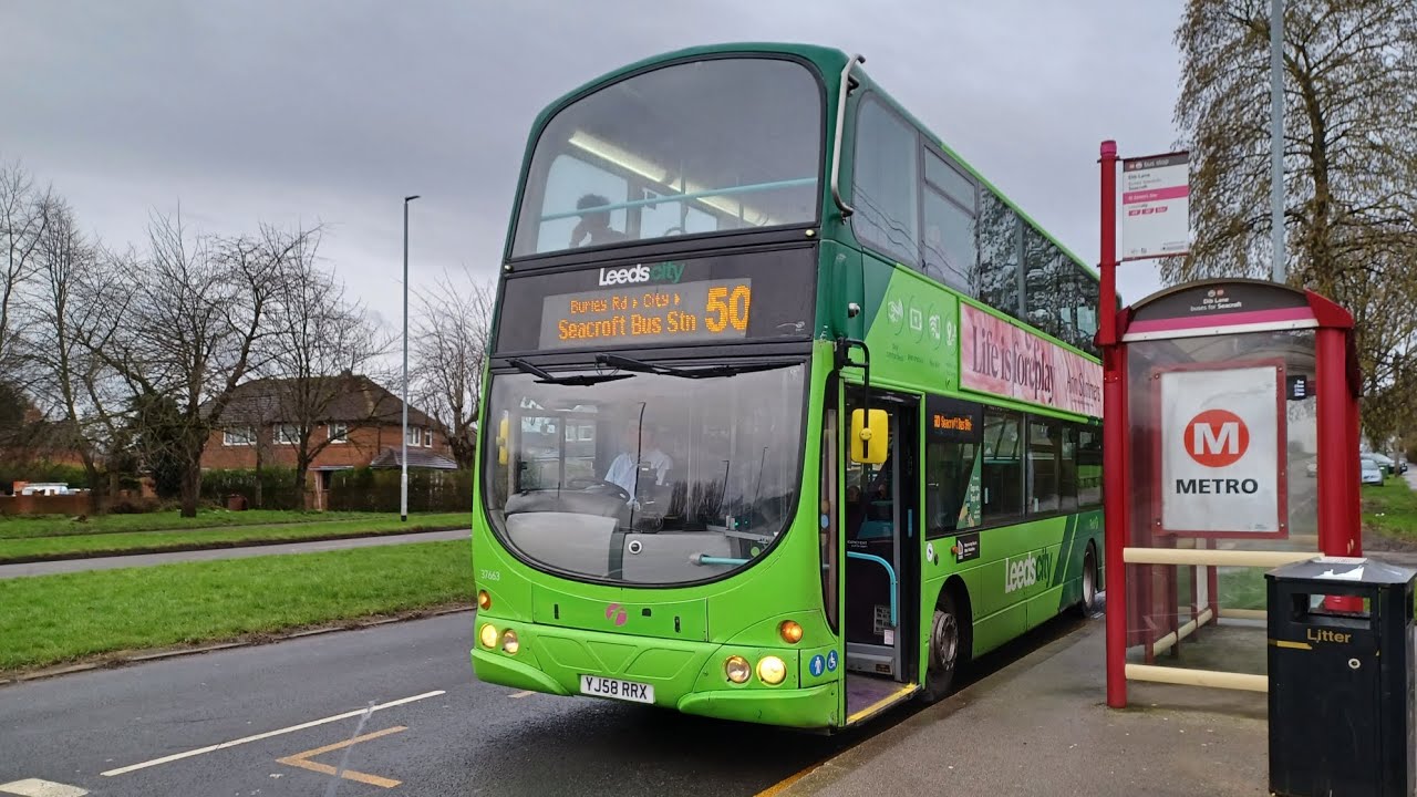 *THRASH* First Leeds 37663 YJ58RRX - 50 to Seacroft