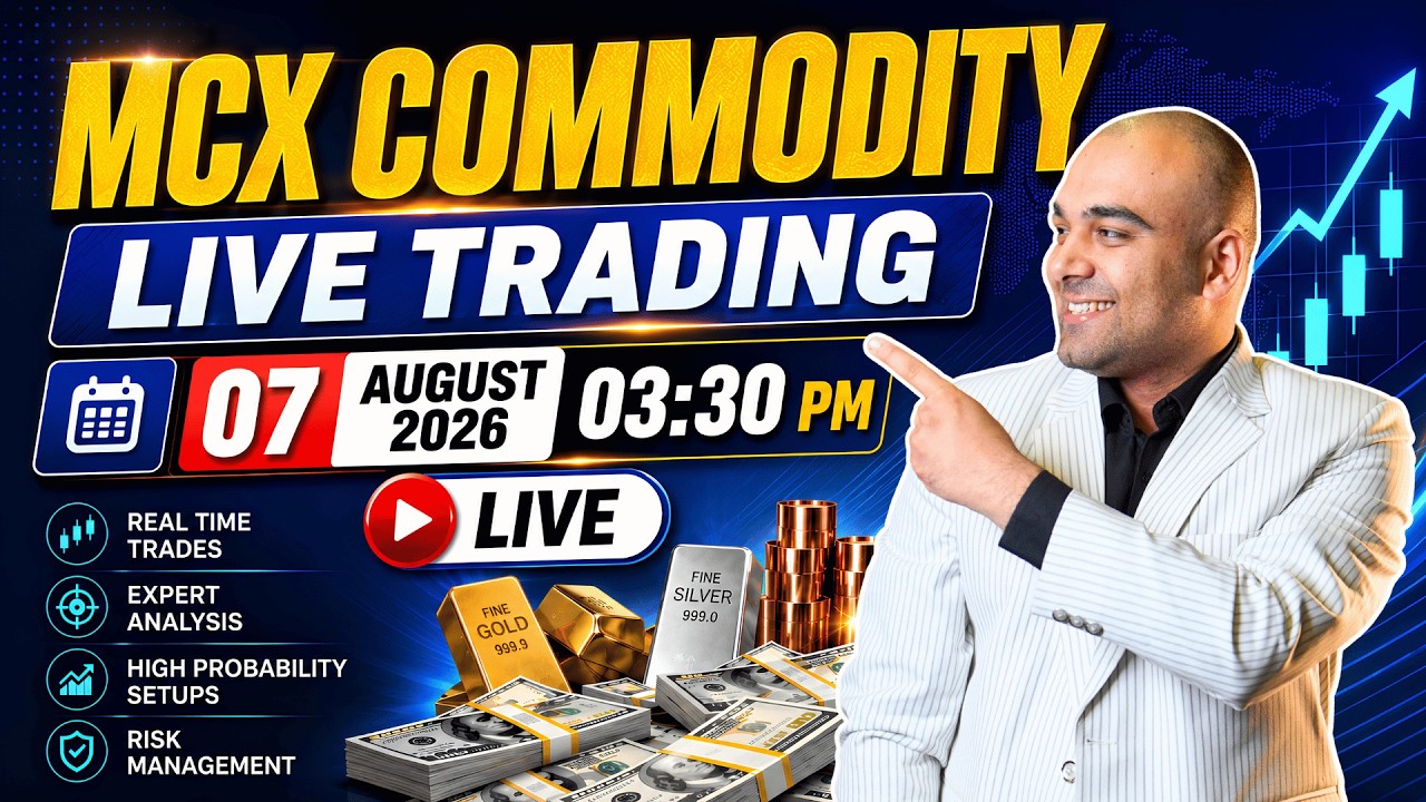 MCX LIVE | GOLD, SILVER, Crude, NG 🔥✅ #livetrading #mcx