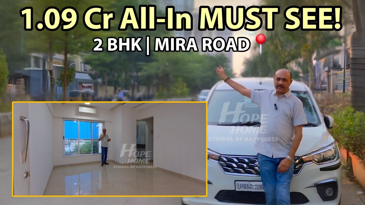 Premium 2 BHK in Mira Road 34-Storey Highrise | Starting ₹1.09 Cr | New Launch 2025 #2bhkmiraroad 