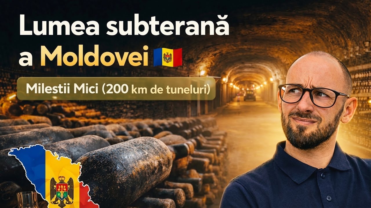 Lumea subterană a Moldovei 🇲🇩 | Mileștii Mici (200 km de tuneluri)