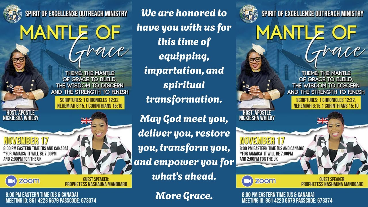 MANTLE OF GRACE LIVE CONFERENCE || NIGHT ONE || FT PROPHETESS DR. NASHAUNA MANBOARD