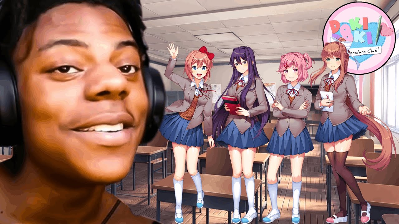 IShowSpeed Plays Doki Doki Literature Club (Full Video)