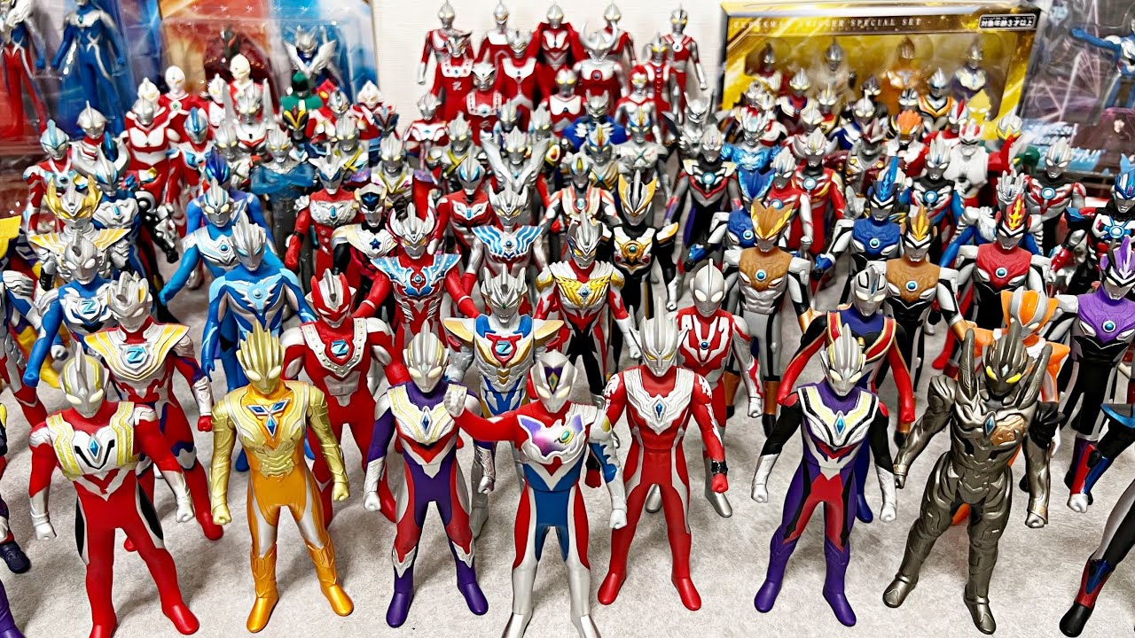 【決定版】全ウルトラヒーローシリーズのソフビが大集結！！