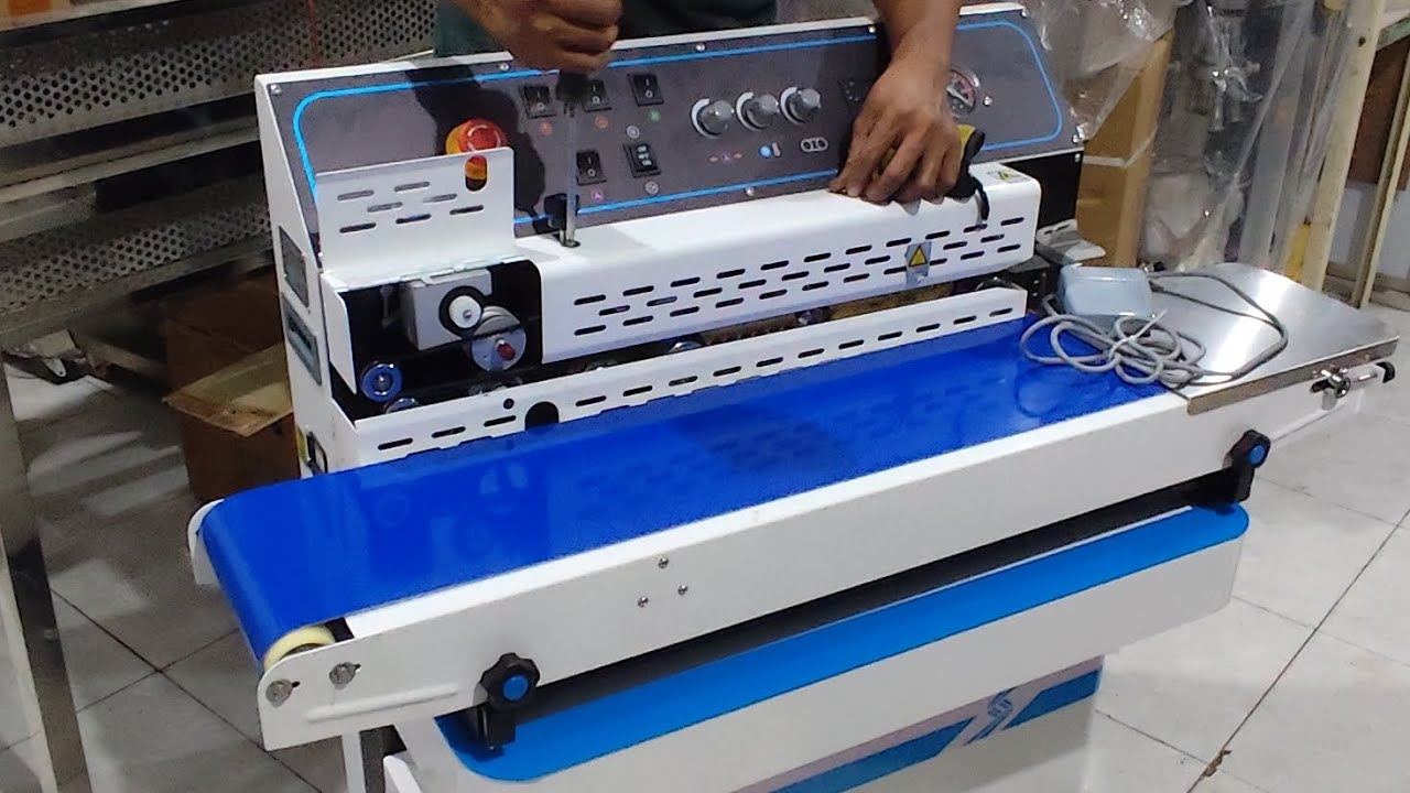 Review Mesin Siler Multifungsi FRM 980ZQ , 4 Fungsi seal, vacuum, meniup dan coding
