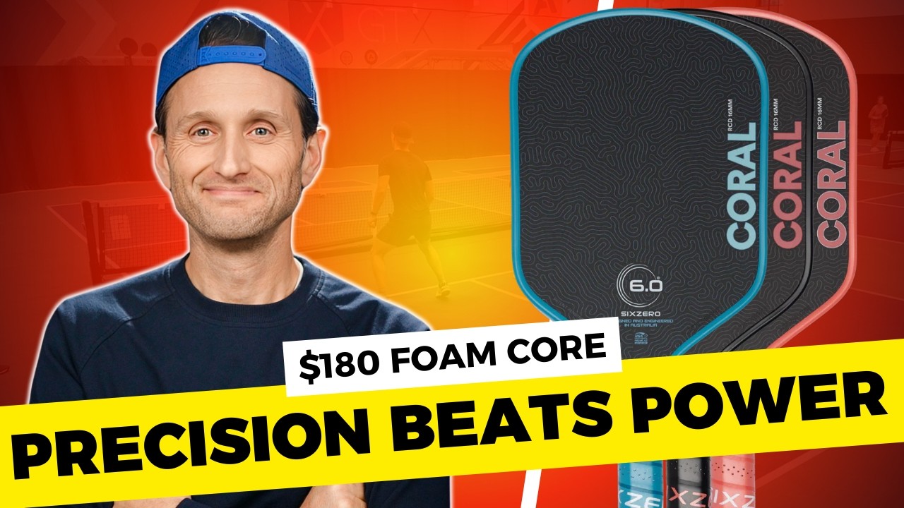Six Zero Coral Review: Control Over Power at $180 | Pickleball Paddle | Impressions
